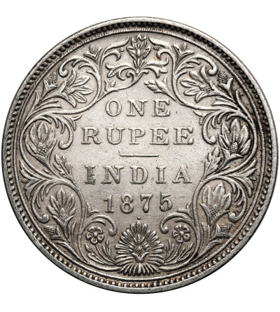 Indie Brytyjskie, Wiktoria (1837 - 1901). 1 rupia 1875 (c), Kalkuta