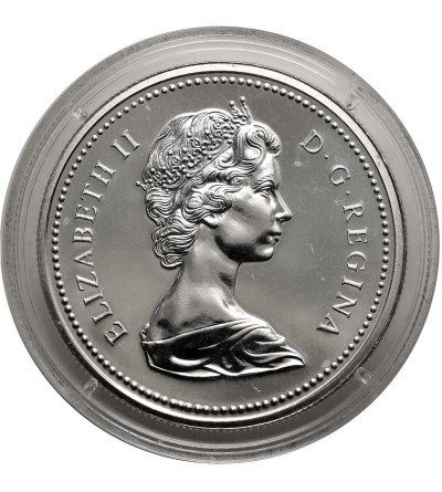 Kanada, Elżbieta II (1952-2022). 1 dolar 1975, 100-lecie miasta Calgary, Kolekcja: "Srebrne dolary kanadyjskie"