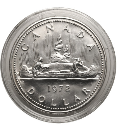 Canada, Elizabeth II (1952-2022). 1 Dollar 1972, Indian Canoe, Collection: “Canadian Silver Dollars”