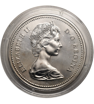 Kanada, Elżbieta II (1952-2022). 1 dolar 1972, Indiańskie kanoe, Kolekcja: "Srebrne dolary kanadyjskie"