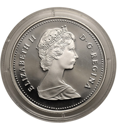 Kanada, Elżbieta II (1952-2022). 1 dolar 1989, Rzeka Mackenzie, Kolekcja: "Srebrne dolary kanadyjskie"