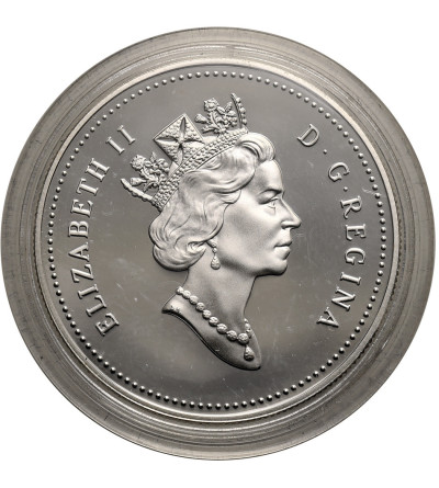 Kanada, Elżbieta II (1952-2022). 1 dolar 1992, 175 rocznica Transportu Dyliżansowego, Kolekcja: "Srebrne dolary kanadyjskie" - Proof