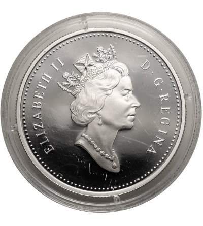 Kanada, Elżbieta II (1952-2022). 1 dolar 2003, 100 rocznica odkrycia srebra kobaltowego - Proof