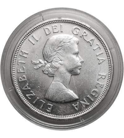 Kanada, Elżbieta II (1952-2022). 1 dolar 1964, 100 Rocznica Konferencji w Charlottetown i Quebecu