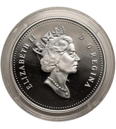 Kanada, Elżbieta II (1952-2022). 1 dolar 1996, 200 rocznica odkrycia Jabłka McIntosh - Proof