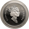 Kanada, Elżbieta II (1952-2022). 1 dolar 1996, 200 rocznica odkrycia Jabłka McIntosh - Proof