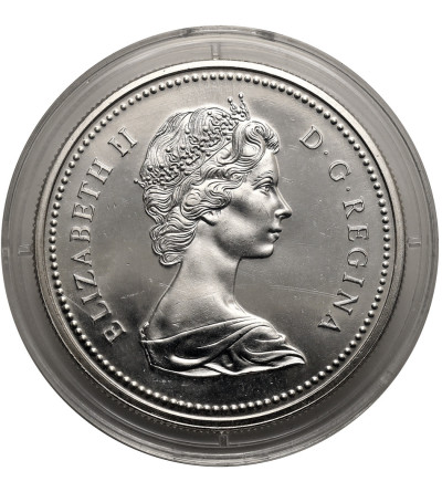 Kanada, Elżbieta II (1952-2022). 1 dolar 1971, 100-lecie Kolumbii Brytyjskiej, Kolekcja: "Srebrne dolary kanadyjskie"