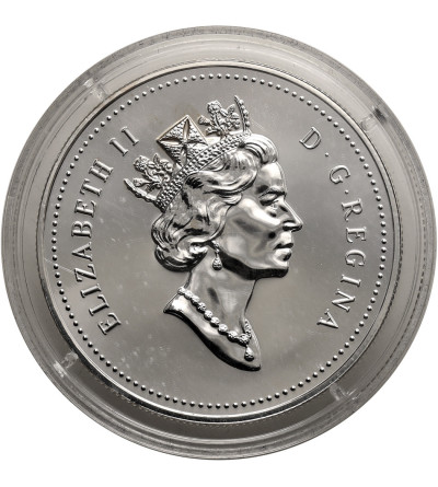 Kanada, Elżbieta II (1952-2022). 1 dolar 1994, 25 rocznica ostatniego patrolu RCMP - Proof