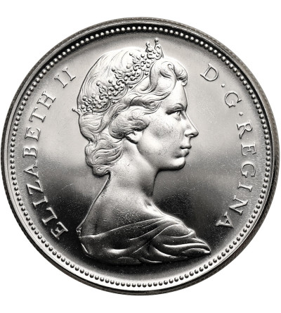Kanada, Elżbieta II (1952-2022). 1 dolar 1967, 100 Lecie Konfederacji