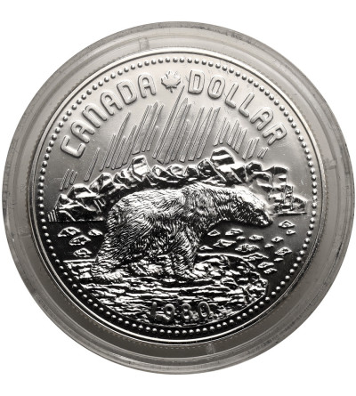 Kanada, Elżbieta II (1952-2022). 1 dolar 1980, 100 rocznica powstania Terytoriów Arktycznych