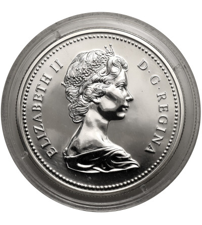 Canada, Elizabeth II (1952-2022). 1 Dollar 1976, 100th anniversary of the Parliamentary Library in Ottawa