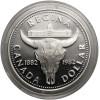 Kanada, Elżbieta II (1952-2022). 1 dolar 1982, Bizon, 100-lecie miasta Regina, Kolekcja: "Srebrne dolary kanadyjskie" - Proof