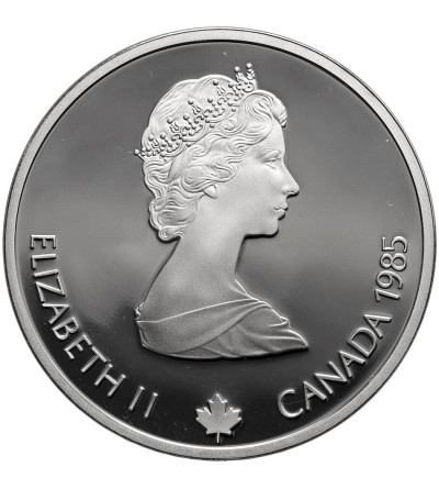 Kanada, Elżbieta II (1952-2022). 20 dolarów 1985, Łyżwiarstwo szybkie, Seria: Zimowe Igrzyska Olimpijskie 1988, Calgary - Proof
