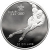 Kanada, Elżbieta II (1952-2022). 20 dolarów 1985, Łyżwiarstwo szybkie, Seria: Zimowe Igrzyska Olimpijskie 1988, Calgary - Proof