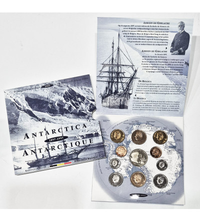 Belgium, Albert II of Belgium (1993-2013). Annual Mint Set 1997, Adrien de Gerlache, Antarctic Expedition 1897