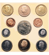 Belgium, Albert II of Belgium (1993-2013). Annual Mint Set 1995, 50th Anniversary of the End of World War II