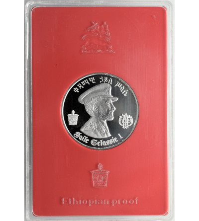Etiopia. 5 dolarów 1972, 80 urodziny Haile Selassie I - Proof