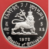 Etiopia. 5 dolarów 1972, 80 urodziny Haile Selassie I - Proof