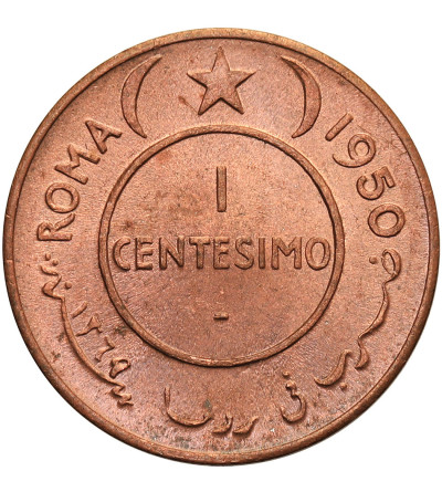 Somalia (Administracja włoska). 1 Centesimo, AH 1369 / 1950 AD