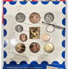 Belgium. Official Mint Set 1999, ‘Brillant Universel’ series – 150 years of postage stamps in Belgium