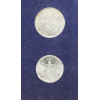 Vatican City, John Paul II 1978-2005. Mint Set 500 and 100 Lire 1983-1984, Holy Year