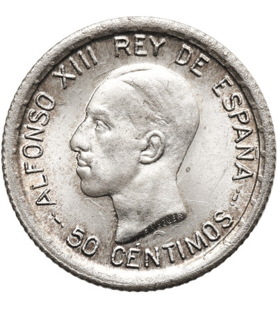 Hiszpania, Alfonso XIII (1886 - 1931). 50 Centimos 1926 PC-S