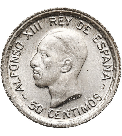 Hiszpania, Alfonso XIII (1886 - 1931). 50 Centimos 1926 PC-S