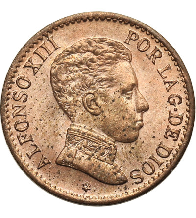 Hiszpania, Alfonso XIII (1886-1931). 1 Centimo 1906 (6), SL-V