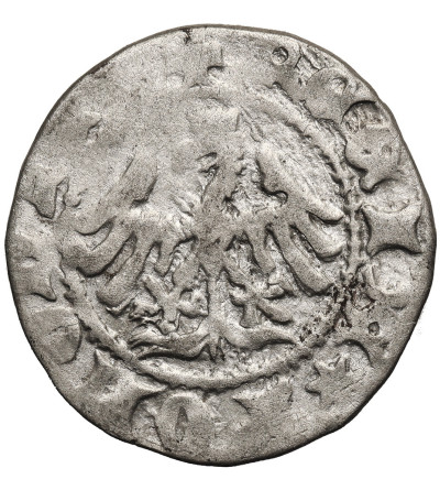 Poland. Ladislaus Jagiello, 1386-1434. Half Grosz ND (c. 1394-1395), Krakow Mint - letter P under the crown
