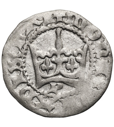 Polska. Władysław Jagiełło 1386-1434. Półgrosz bez daty, ok. 1394-1395, Kraków - pod koroną litera P