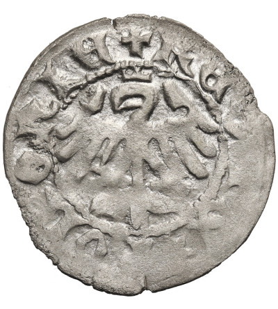 Polska. Władysław Jagiełło 1386-1434. Półgrosz bez daty, typ 4, ok. 1399-1402, Kraków - pod koroną litera AS