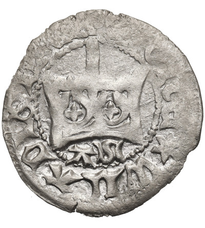 Poland. Ladislaus Jagiello, 1386-1434. Half Grosz no date, type 4, (c. 1399-1402), Krakow Mint - letter AS under the crown
