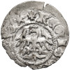 Polska. Władysław Jagiełło 1386-1434. Półgrosz bez daty, typ 4, ok. 1399-1402, Kraków - pod koroną litera AS