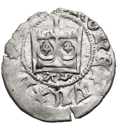 Poland. Ladislaus Jagiello, 1386-1434. Half Grosz no date, type 4, (c. 1399-1402), Krakow Mint - letter AS under the crown