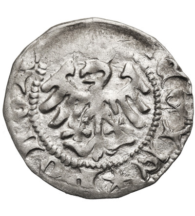 Poland. Ladislaus Jagiello, 1386-1434. Half Grosz no date, type 2, (c. 1396-1398), Krakow Mint - letter N under the crown