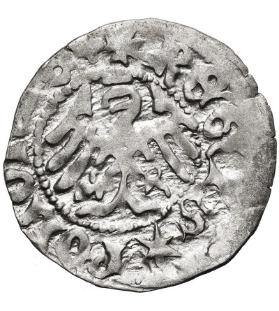 Poland. Ladislaus Jagiello, 1386-1434. Half Grosz no date, type 7, (c. 1406-1407), Krakow Mint - without the mint mark under the crown