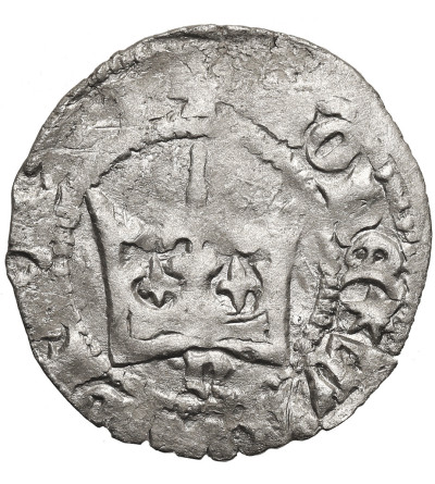 Poland. Ladislaus Jagiello, 1386-1434. Half Grosz no date, type 2, (c. 1396-1398), Krakow Mint - letter N under the crown