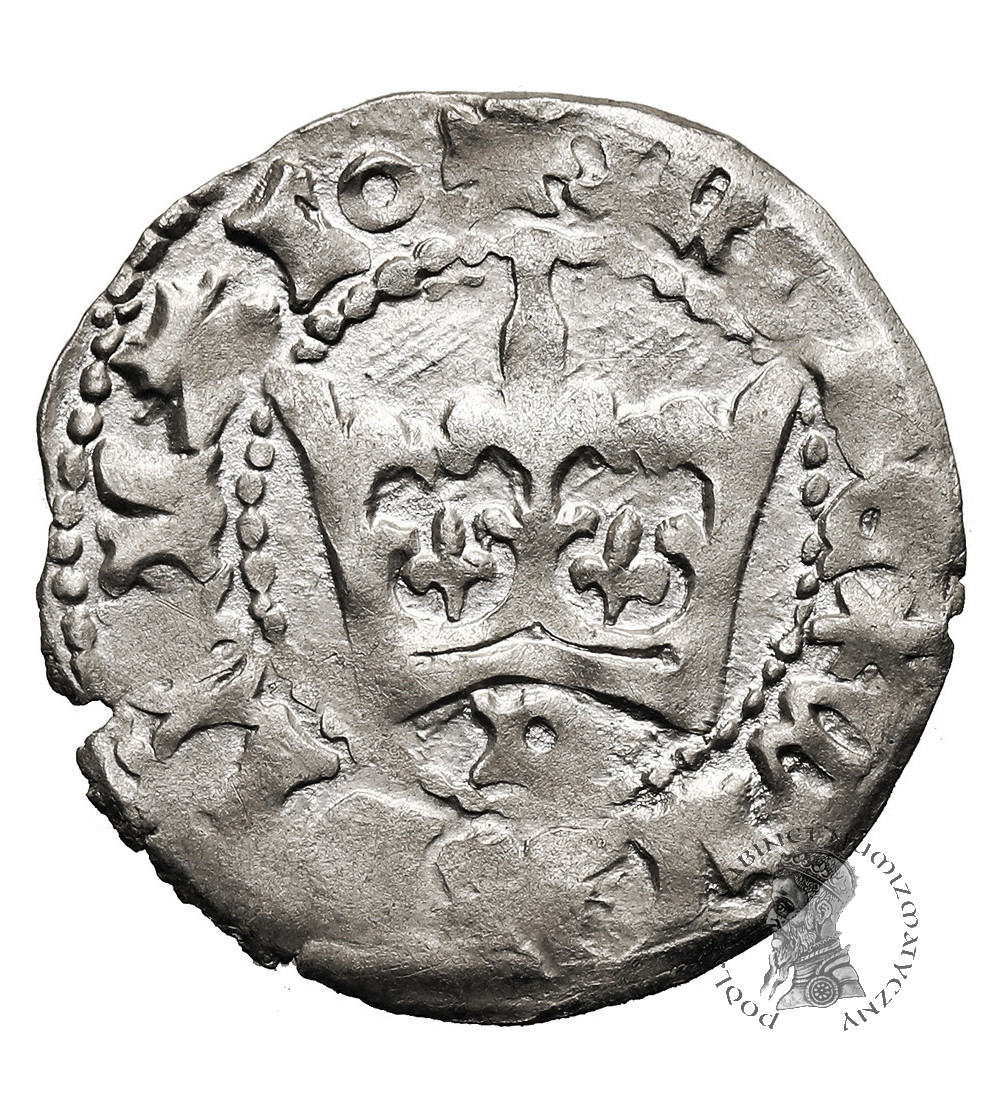 Poland. Ladislaus Jagiello, 1386-1434. Half Grosz ND (c. 1394-1395), Krakow Mint - letter P under the crown