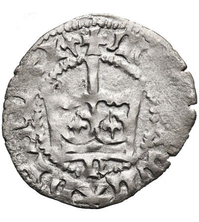 Poland. Ladislaus Jagiello, 1386-1434. Half Grosz no date, type 2, (c. 1396-1398), Krakow Mint - letter N under the crown