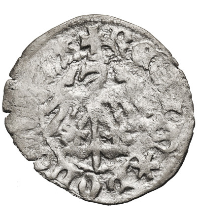 Poland. Ladislaus Jagiello, 1386-1434. Half Grosz no date, type 2, (c. 1396-1398), Krakow Mint - letter N under the crown