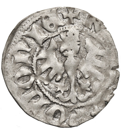 Poland. Ladislaus Jagiello, 1386-1434. Half Grosz no date, type 17, (c. 1412-1414), Krakow Mint - letter F‡ under the crown