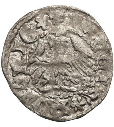 Poland. Ladislaus Jagiello, 1386-1434. Half Grosz ND (c. 1394-1395), Krakow Mint - letter P under the crown