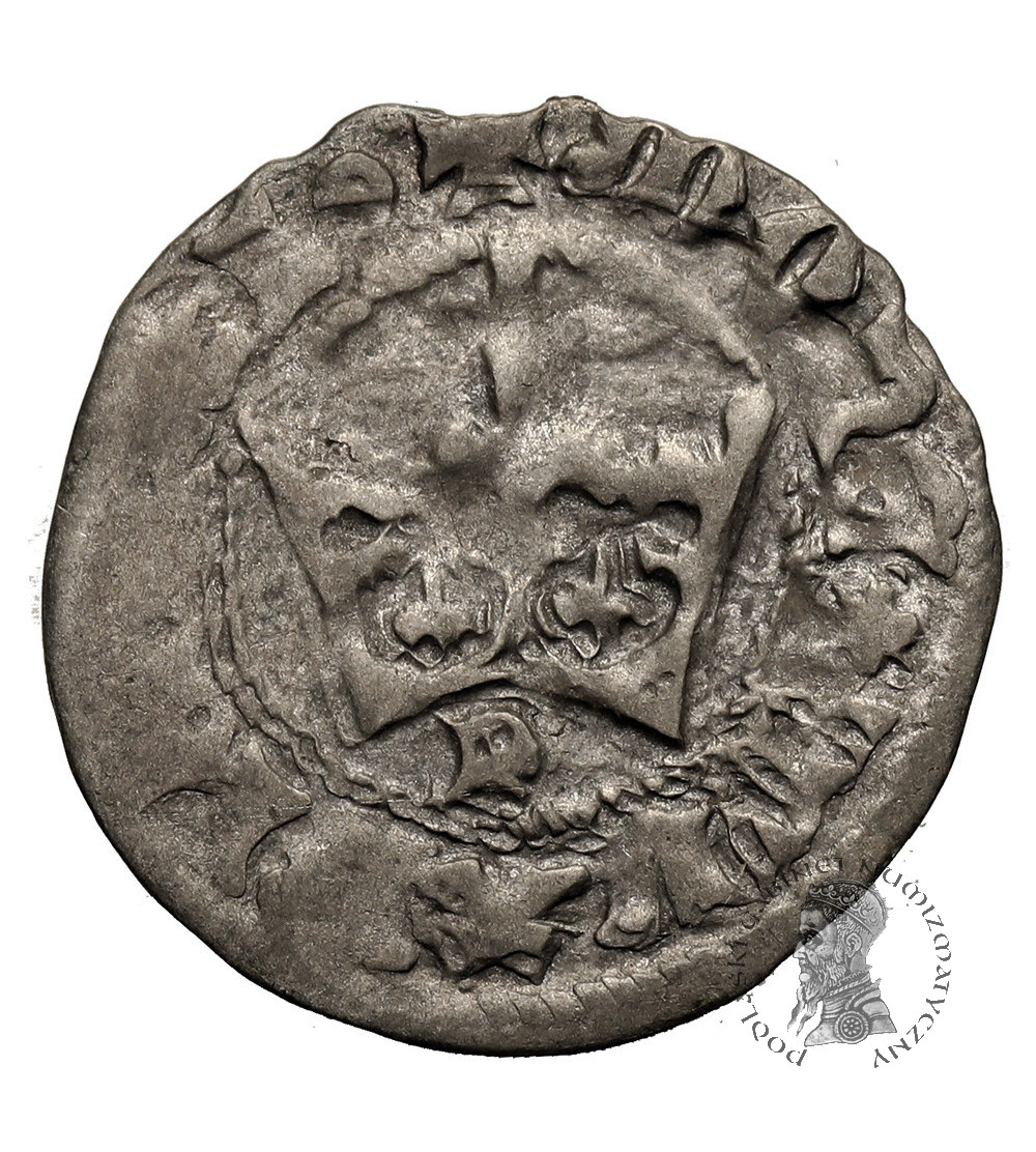 Poland. Ladislaus Jagiello, 1386-1434. Half Grosz ND (c. 1394-1395), Krakow Mint - letter P under the crown