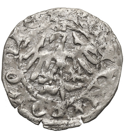 Poland. Ladislaus Jagiello, 1386-1434. Half Grosz no date, type 2, (c. 1396-1398), Krakow Mint - letter N under the crown