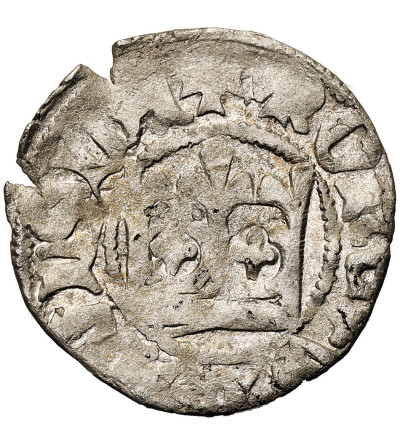 Poland. Ladislaus Jagiello, 1386-1434. Half Grosz no date, type 7, (c. 1406-1407), Krakow Mint - without the mint mark under the crown