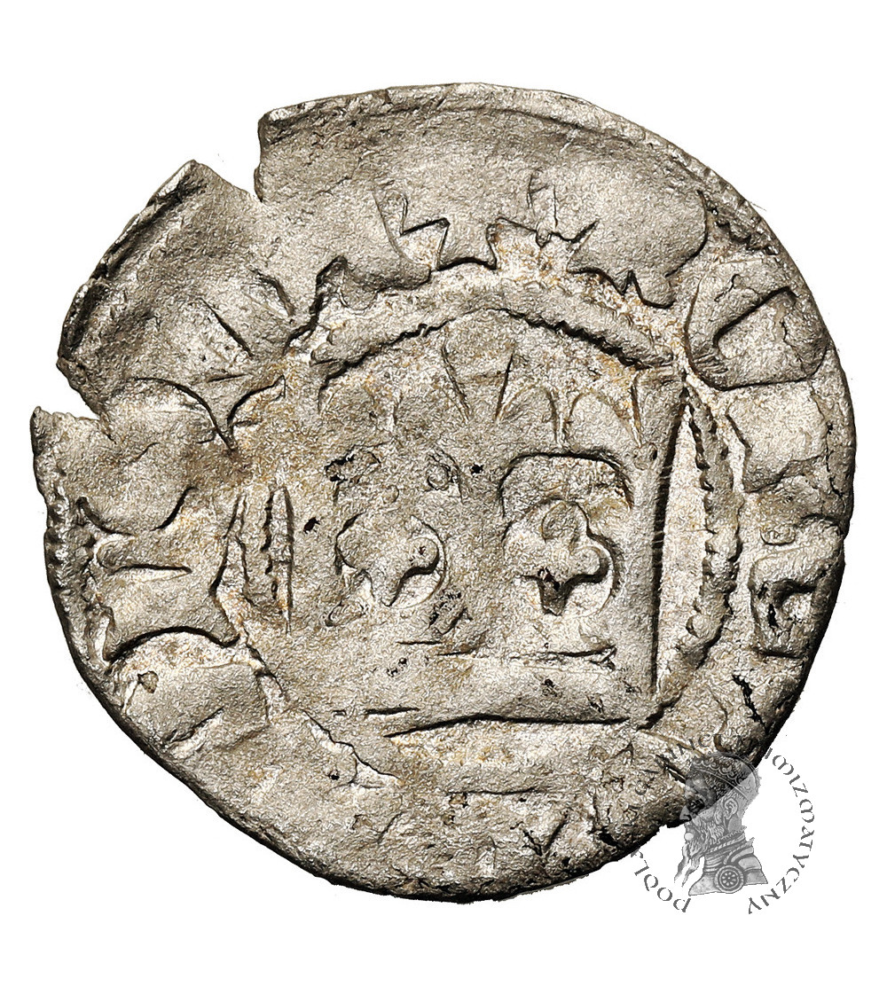 Poland. Ladislaus Jagiello, 1386-1434. Half Grosz no date, type 7, (c. 1406-1407), Krakow Mint - without the mint mark under the crown
