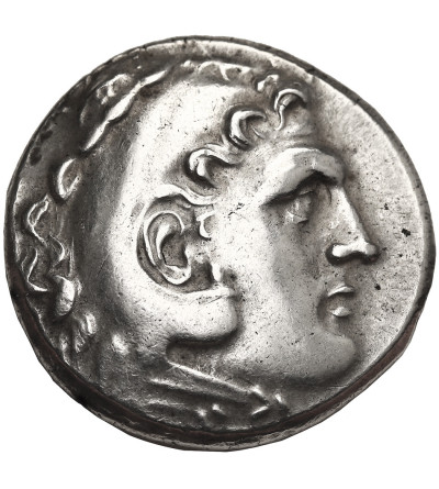 Antyczna Grecja. Macedonia. Aleksander III Wielki, 336-323 r. p.n.e. AR Tetradrachma, pośmiertna, datowana CY 20 (rok 193/2 r. p.n.e), mennica Aspendos