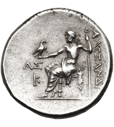 Kingdom of Macedonia. Alexander III 336-323 BC, AR Tetradrachm, Posthumous issue, Dated CY 20 (193/2 BC), Aspendos Mint