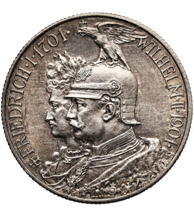 Niemcy, Prusy. Wilhelm II (1888-1918). 2 marki 1901 A, 200-lecie Królestwa Prus