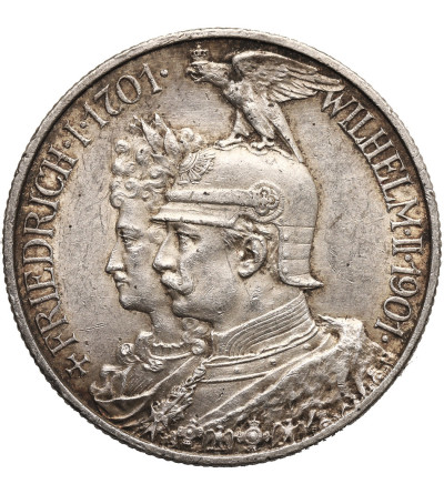 Niemcy, Prusy. Wilhelm II (1888-1918). 2 marki 1901 A, 200-lecie Królestwa Prus